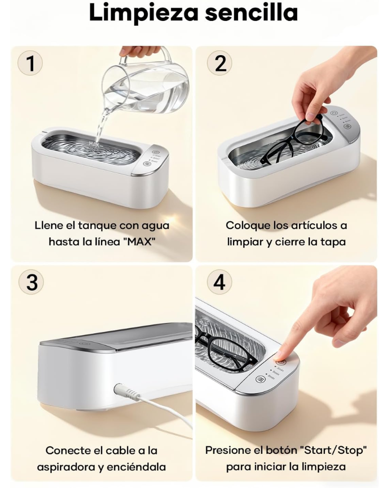 Limpiador Ultrasónico Joyería