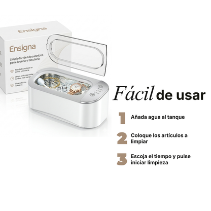 Limpiador de Ultrasonidos para Joyería y Bisutería