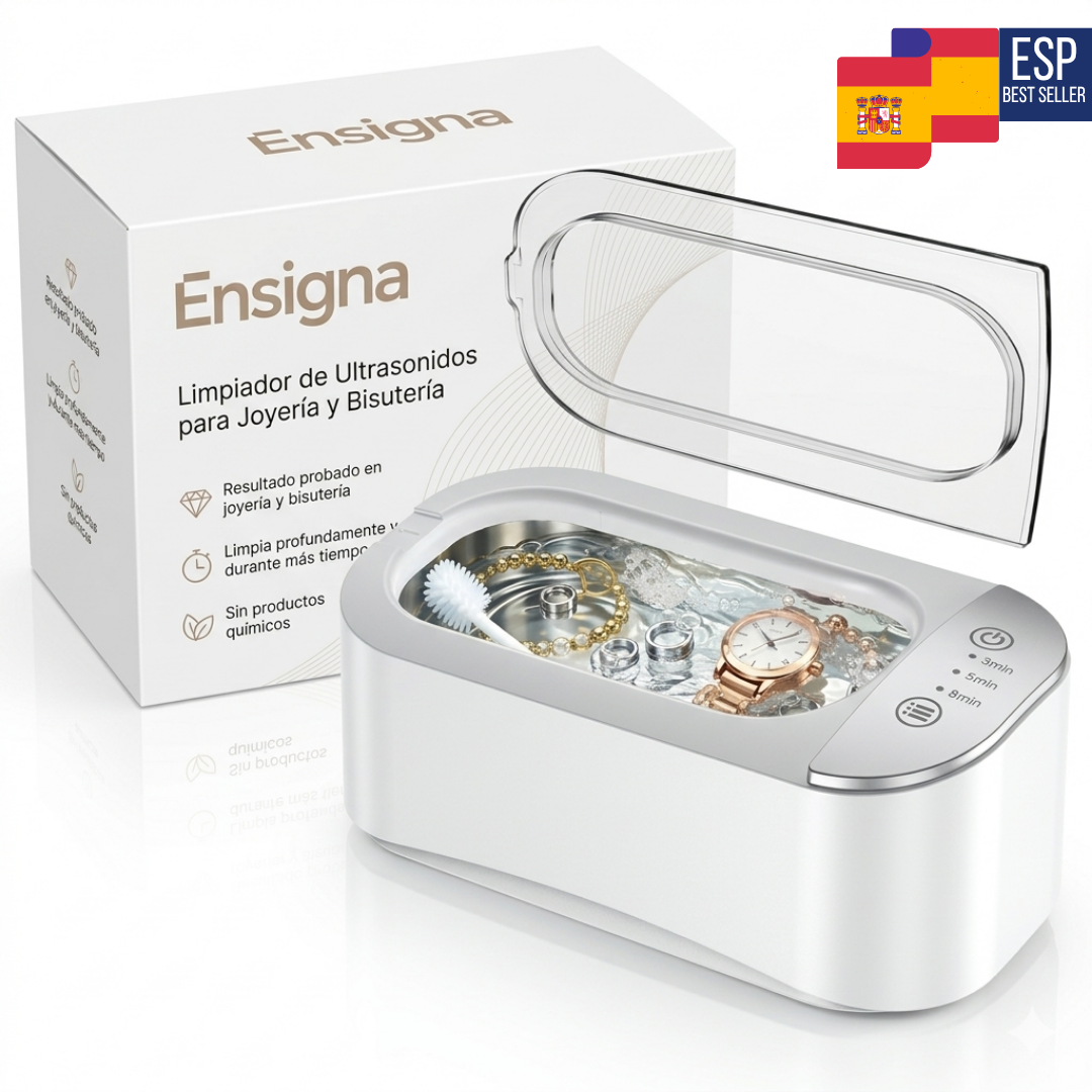 Limpiador de Ultrasonidos para Joyería y Bisutería