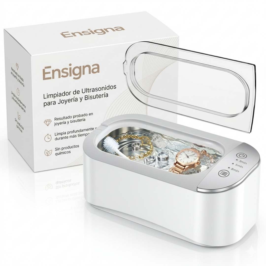 Limpiador de Ultrasonidos para Joyería y Bisutería